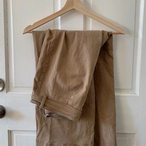 Everlane Wide-Leg Patch Pocket (Olive - Size 8)